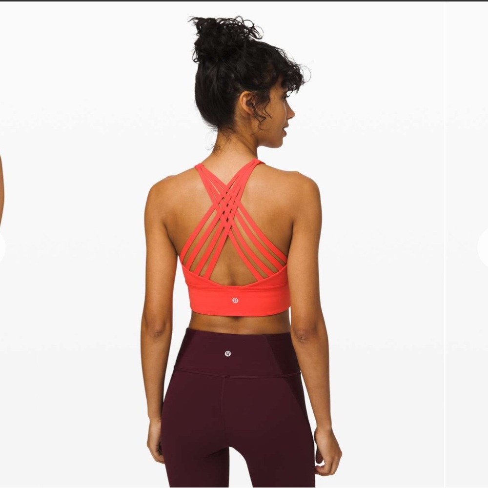 Lululemon Free To Be Moved Bra High Neck in Thermal Red - Picture 3 of 7